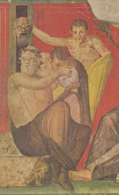 Skorpion in der Villa dei Misteri, Pompeji