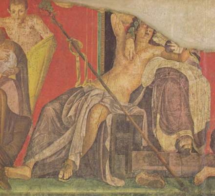 Schütze in der Villa dei Misteri, Pompeji